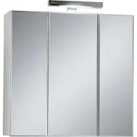 CALICOSY FMD Spiegelschrank 70x19x67,6 cm Weiss,Farbe: Weiss,Material