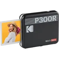 Kodak Mini 3 Retro, 76 x 76 mm, Schwarz, 8 Blätter, Mikro-USB, 1250 mAh, 2,5 h
