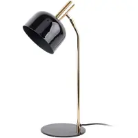 Leitmotiv - Tischleuchte Smart - Schwarz - 23x19.5x56cm Tischlampe - Nachttischlampe, Wohnzimmer, Schlafzimmer