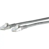 METZ CONNECT Patchkabel Cat.6A AWG 26, LSOH, grau, 7 m
