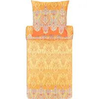 Bassetti Mako-Satin Bettwäsche-Garnitur Ragusa Farbe GOLD Y1 Größe 200x200+2x80x80 AL