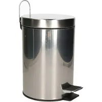 Basics Edelstahl Mülleimer 3l