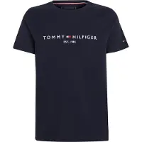 Tommy Hilfiger Herren Polos & T-Shirts Tommy Logo Tee - Blauw - Größe XXL
