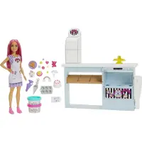 Barbie HGB73 - Barbie - You can be anything - Tortenbäckerei Puppe 30 cm mit Zubehör