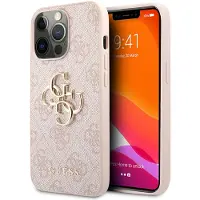 GUESS Apple iPhone 13 Pro Hülle - Kunststoff - - Backcover/Hard Case - Rosa