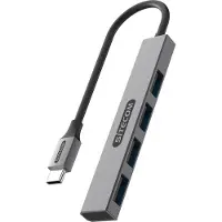 Sitecom CN-5001 Schnittstellen-Hub USB 3.2 Gen 1 (3.1 Gen 1) Type-C 480 Mbit/s Schwarz, Grau