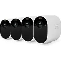 Arlo Essential, IP-Sicherheitskamera, Innen & Außen, Kabellos, FCC, IC, CE, Decke/Wand, Weiß