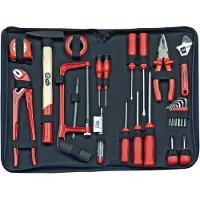BRÜDER MANNESMANN 26-tlg. Werkzeugtasche mit Reißverschluss M29055