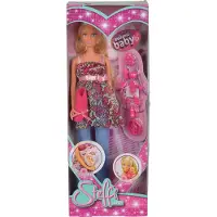 Simba 105734000 - Steffi Love Willkommen Baby, schwangere Puppe, mit Baby im Bauch, Zubehör, Ankleidepuppe, 29 cm, für Kinder ab 3 Jahren