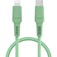 IMoshion Lightning- auf USB-C-Kabel – nicht MFi- – Geflochtenes Gewebe – 1 m – Grün