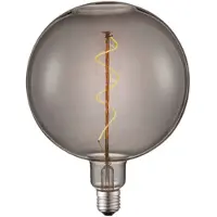 LUCANDE LED-Globe E27 Ø 18cm 4W 1800K, rauch