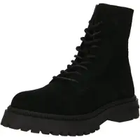 Tommy Hilfiger Schnürstiefeletten Tjm Casual Boot Suede EM0EM01336 Schwarz