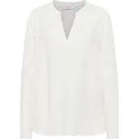 Eterna Longbluse "LOOSE FIT", Damen, Gr. 40, beige (champagner), 100% Viskose, Blusen Longbluse