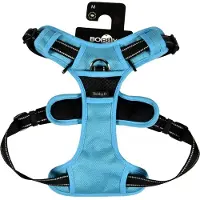 Bobby´s Hundegeschirr Bobby Rando, Nylon, reflektierend, verstellbar, blau, S/32-48 cm