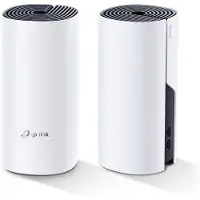 TP-LINK AC1200 + AV1000 Whole Home Hybrid Mesh Wi-Fi System, 2er Pack, Weiß, Intern, Mesh-System, Leistung, Dual-Band (2,4 GHz/5 GHz), Wi-Fi 5 (802.11ac)