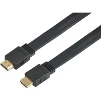Techly EFB ICOC-HDMI2-FE-050TY HDMI High Speed mit Ethernet Flachkabel 4K 60Hz 5m ICOCHDMI2FE050TY