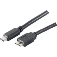 Shiverpeaks BS77142-1.8, 1,8 m, USB C, Micro-USB B, USB 3.2 Gen 1 (3.1 Gen 1), 5 Gbit/s, Schwarz