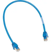 Hager ZZ45WAN040 Patch-Leitung mit 2xRJ45 Stecker für WAN-Anwendung, Farbe blau, Länge 400 mm