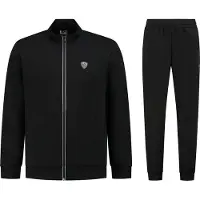 EA7 für Herren. 8NPV56_PJ4EZ Hochwertiges schwarzes Halstuch (XS), Lässig, Sportlich, Multisport, Polyester