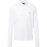 Tommy Hilfiger Langarm-Poloshirt "1985 SLIM LS POLO", Herren, Gr. 3XL, weiß, Obermaterial: 96% Baumwolle, 4% Elasthan, Shirts Langarm-Poloshirt