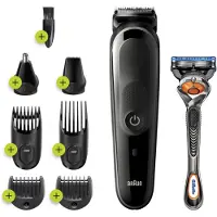 Braun All-in-one MGK 5260, Waschbar, Batterie/Akku, Schwarz