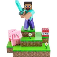 Paladone Minecraft Diorama, Umgebungsbeleuchtung, Mehrfarbig, Universal, USB, 250 mm, 205 mm