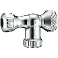Lezyne CO2 Pumpenkopf Control Drive CNC | silber-glänzend