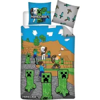 Aymax Minecraft Beidseitig bedruckte Bettwäsche 140x200
