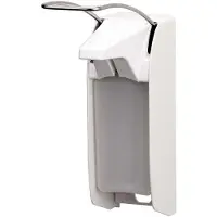 Ophardt hygiene ingo-man plus IMP Seifen-/Desinfektionsmittelspender 1417023 , Kurzer Bedienhebel, Edelstahl, geschliffen, E E/24