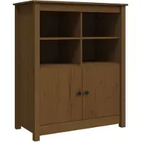vidaXL Sideboard Honigbraun 83x41,5x100 cm Massivholz Kiefer