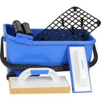 Kubala Fliesenleger-Set Serie III mit 20 Liter Eimer und doppelten Kunststoffrollen