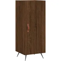 vidaXL Sideboard Braun Eichen-Optik 34,5x34x90 cm Holzwerkstoff