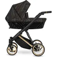 Kunert Ivento Kinderwagen Pastellgras / Schwarzer Rahmen / 2 IN 1