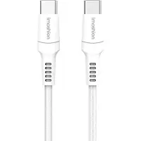 IMoshion Braided USB-C-zu-USB-C Kabel - 0, 5 Meter - Weiß