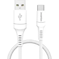 IMoshion Braided USB-C-zu-USB-A Kabel - 1 Meter - Weiß