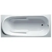 Riho Columbia Rechteck-Badewanne, Einbau, 1-Sitzer, weiß, B004001005, Ausführung: 140x70x47cm, Nutzinhalt: 95 Liter