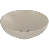 Villeroy & Boch V&B V&B Aufsatzwaschtisch Loop& Friends d 42cm, m ÜL, Alm. C+, ohne Hahnlochbank