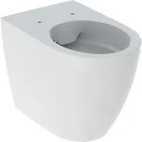 Geberit iCon Stand-WC, Tiefspüler, spülrandlos, verdeckte Befestigung, 502.382.00.1, Farbe: Weiß