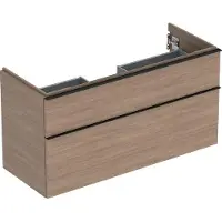Geberit 502.306.JH.1, Grau, Holz, 2 Schublade(n), 1184 mm, 476 mm, 615 mm