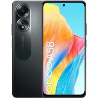 OPPO A58 , 17,1 cm (6.72"), 6 GB, 128 GB, 50 MP, Android 13, Schwarz