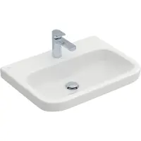 Villeroy & Boch V&B Waschtisch Architectura 65x47cm, 1 Hahnloch, ohne Überlauf, weiß