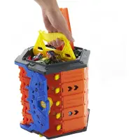 Hot Wheels 2in1 Spielset & Box inkl. 1 Spielzeugauto, Aufbewahrung