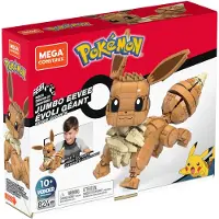 Mega Construx Pokémon Jumbo Evoli, Bauset, Bausteine, Sammelfigur