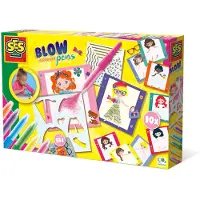 SES Creative Blow airbrush Pens - Fashion Designer, Marker airbrush, 5 Jahr(e), Karton, Mehrfarbig