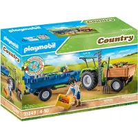 Playmobil Traktor Mit Anhänger