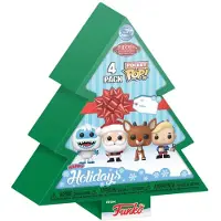Funko POP! FK73924 - Rudolph mit der roten Nase Pocket POP! Vinyl Figuren 4er-Pack Tree Holiday 4 cm