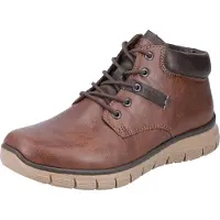 Rieker Herren Schnürschuh Stiefelette Warmfutter B5635, Größe:45 EU, Farbe:Braun