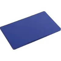 Kesper Kunstoff-Schneidebrett, Gastro-Norm 1/1, Schneideunterlage mit vielseitigen Anwendungsmöglichkeiten, Farbe: blau - Fisch
