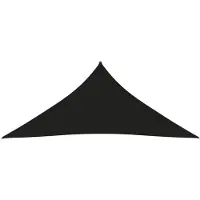 The Living Store Sonnensegel Oxford-Gewebe Dreieckig 4,5x4,5x4,5 m Schwarz