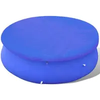 The Living Store Poolabdeckung PE Rundform 450 - 457 cm 90 g/m²
